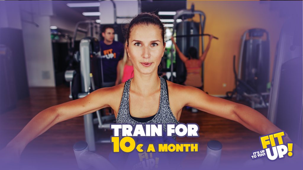 Train for 10€ a month! + First training with trainer for free!